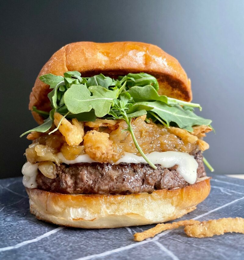 French Onion Soup Burger